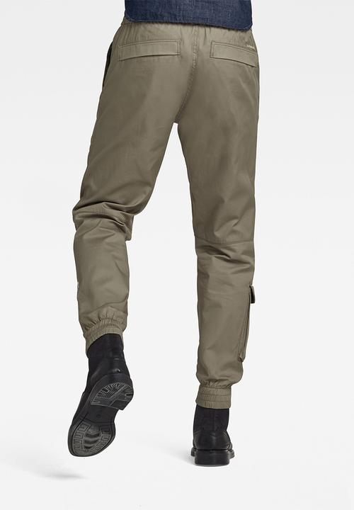 G-STAR - Chino relaxed cuffed trainer roozon twill ii pants - shamrock