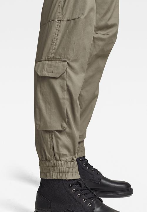 G-STAR - Chino relaxed cuffed trainer roozon twill ii pants - shamrock