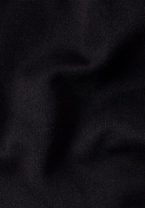 G-STAR - Baseball zip through long sleeve sweat - dk black