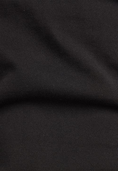 G-STAR - Baseball collar graphic short sleeve slim polo - dk black