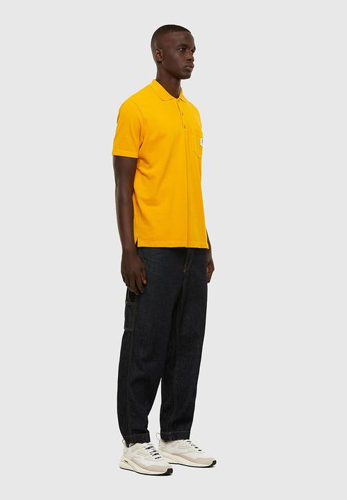 Diesel  - T-polo-worky polo shirt - yellow