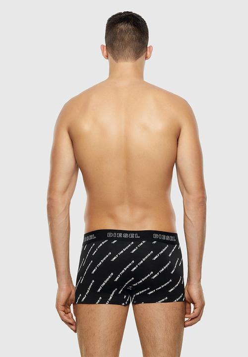 Diesel  - 3 Pack umbx-damien boxer shorts - black & white