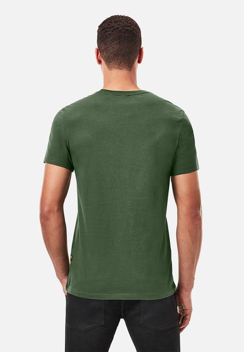 G-STAR - Base-s r short sleeve  tee - combat