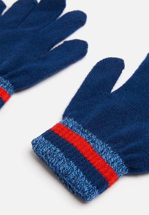 Character Group - Spider-man beanie and glove - blue & red 