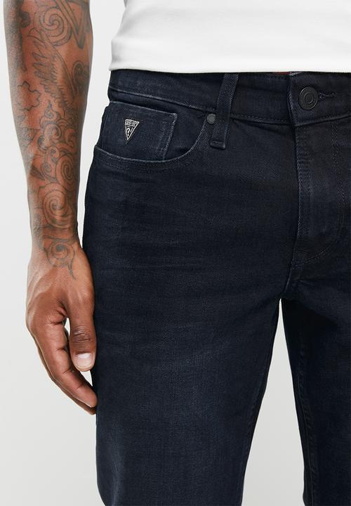 GUESS - Slim straight stretch denim - dark blue