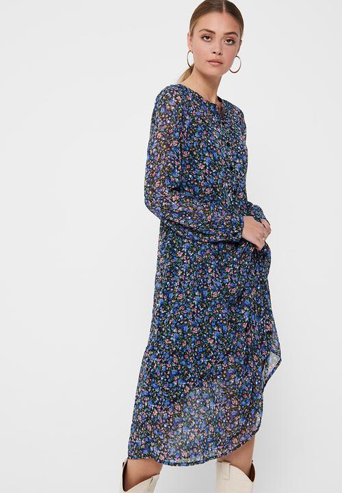 Jacqueline de Yong - Anne long sleeve dress - multi
