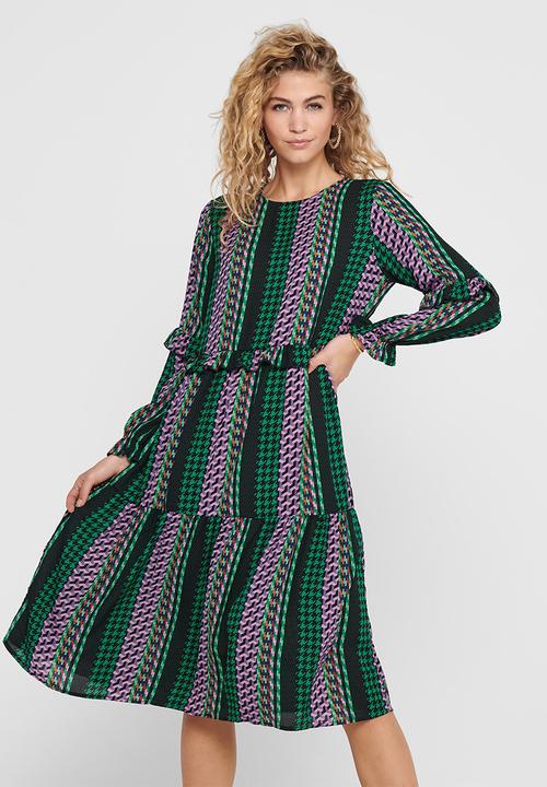 Jacqueline de Yong - Caroline midi dress - multi 