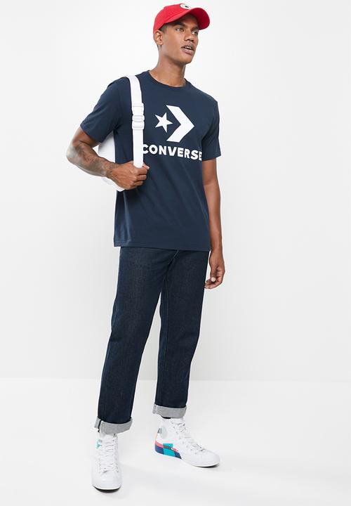 Converse - Star chevron graphic tee - navy
