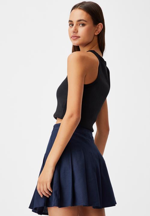 Factorie - Pleated skirt - navy