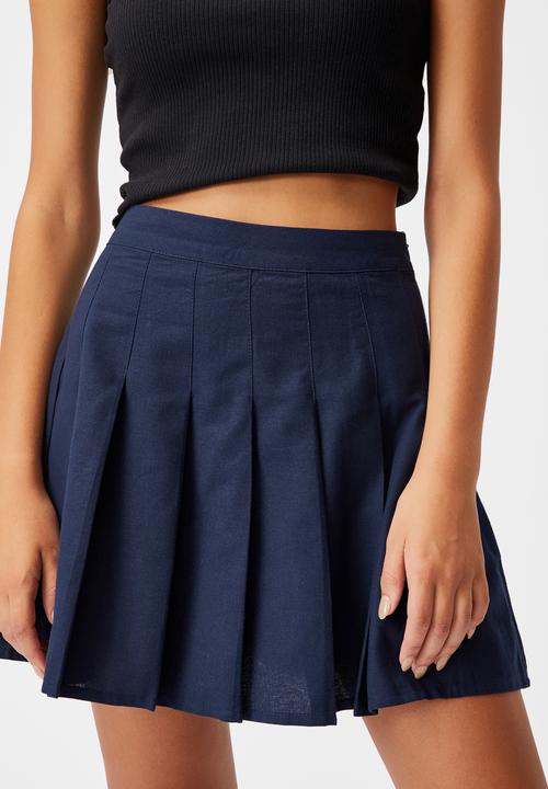 Factorie - Pleated skirt - navy