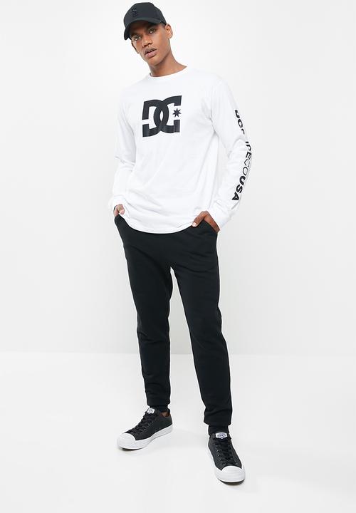 DC - Star long sleeve tee -  white