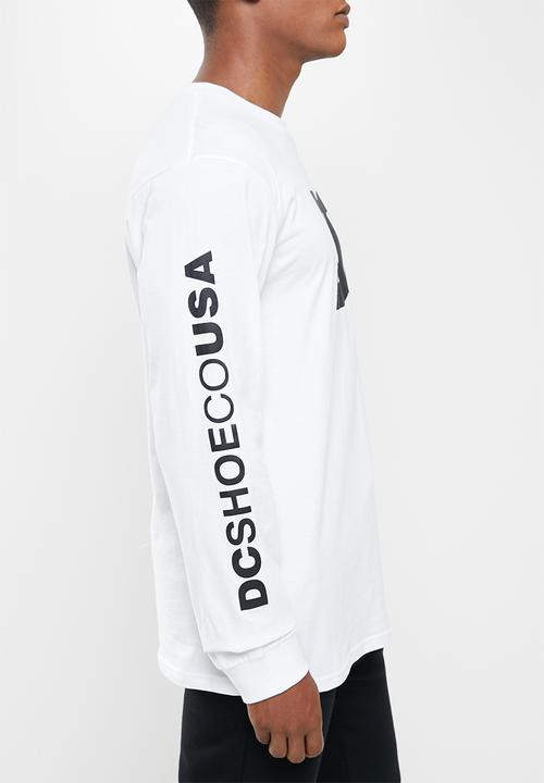 DC - Star long sleeve tee -  white