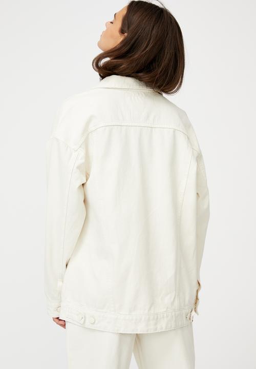 Factorie - Oversized denim jacket - ecru