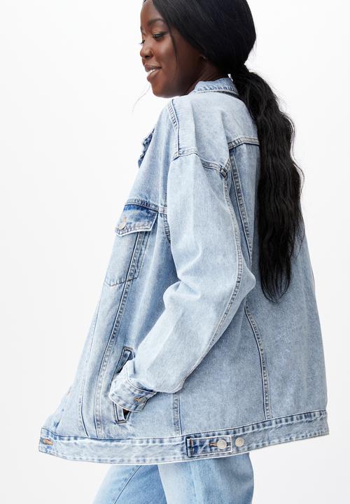 Factorie - Oversized denim jacket - 90 s blue