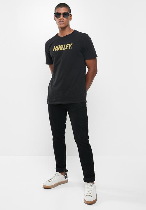 Hurley - Fastlane prem short sleeve - black