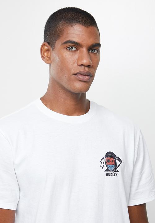 Hurley - Cre rest in paradise short sleeve - white