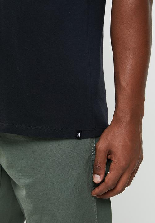 Hurley - Oao boxed iwa camo prem ss - black