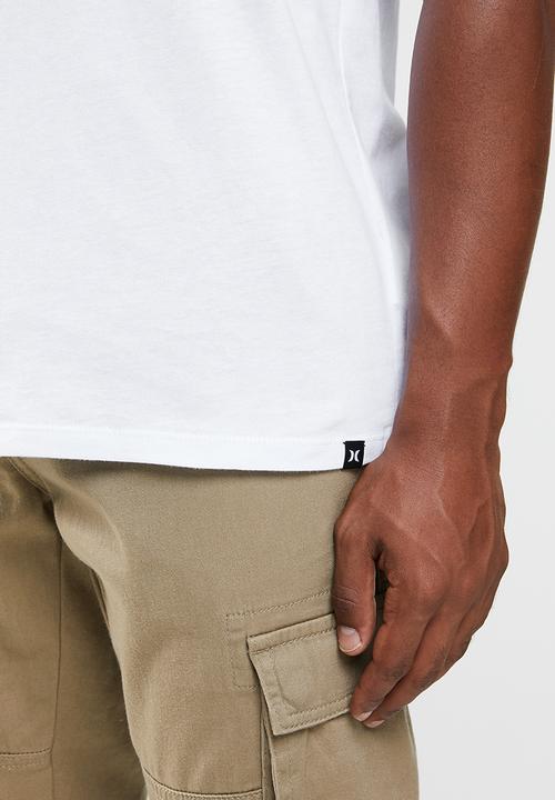 Hurley - Oao boxed iwa camo prem short sleeve - white