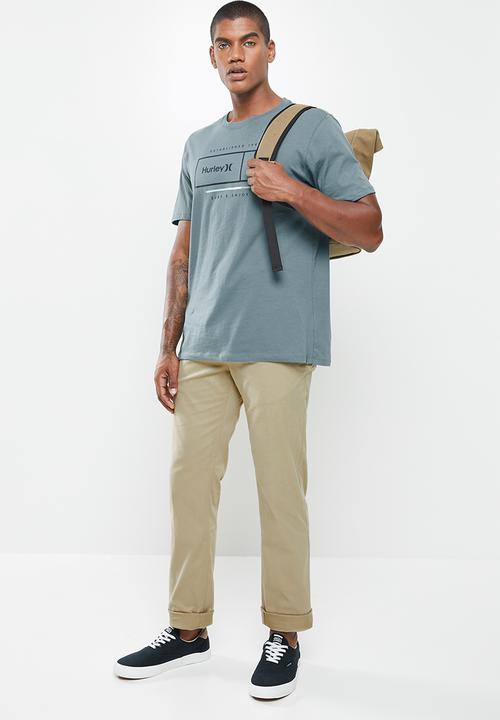 Hurley - Pop bar prem short sleeve - blue