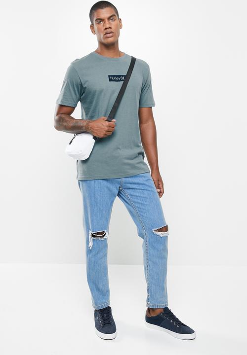 Hurley - Oao small box prem short sleeve - blue