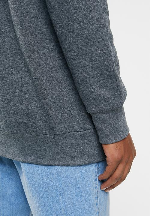 Quiksilver - Words remain crew fleece 2-edc - grey