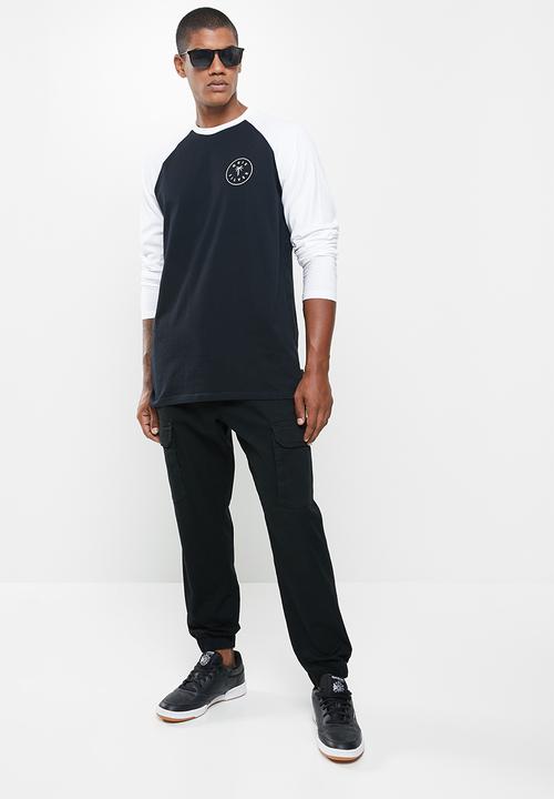 Quiksilver - Lash out long sleeve - black & white