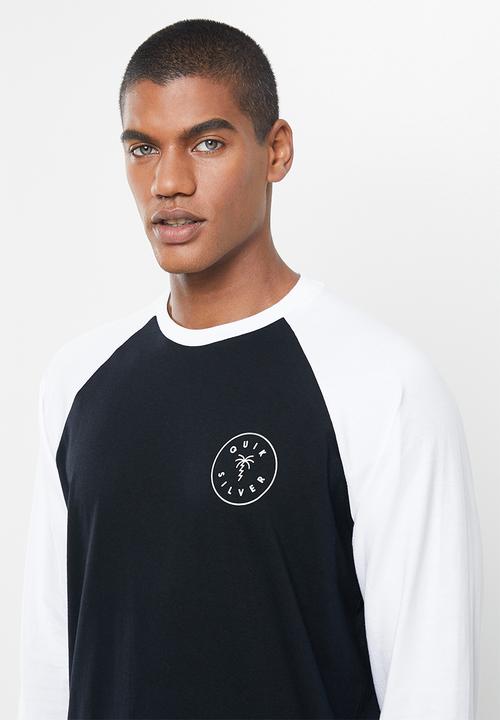 Quiksilver - Lash out long sleeve - black & white