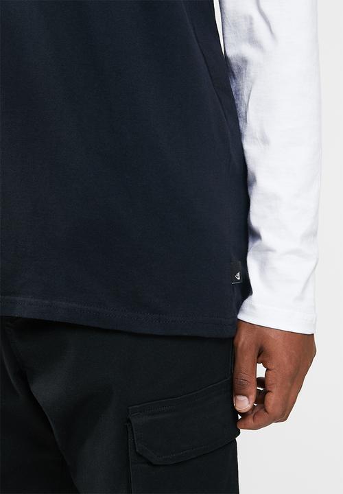 Quiksilver - Lash out long sleeve - black & white