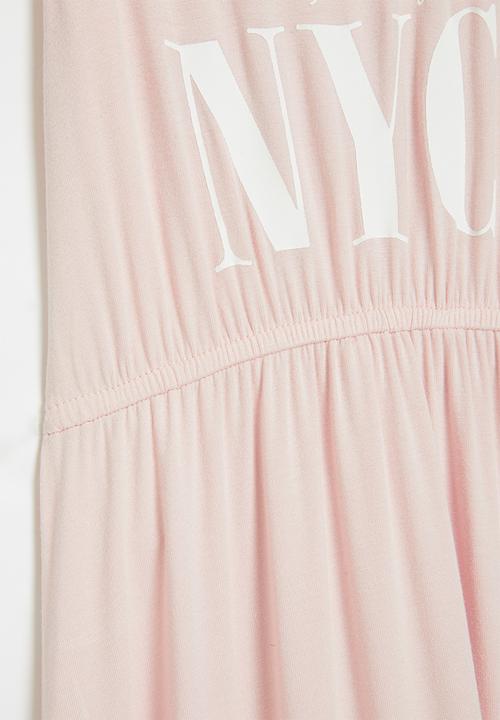 Rebel Republic - Girls maxi dress - light pink