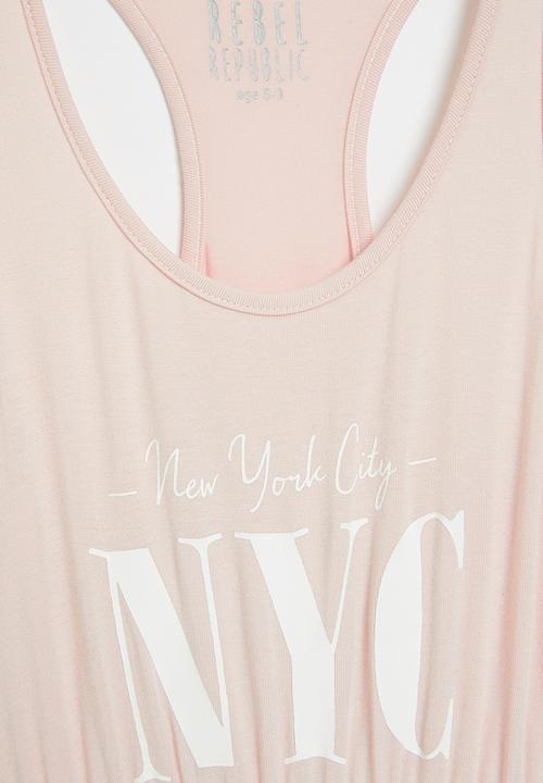Rebel Republic - Girls maxi dress - light pink