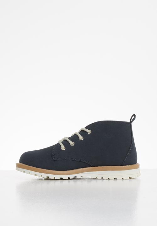 MINOTI - Boys nubuck boot - navy