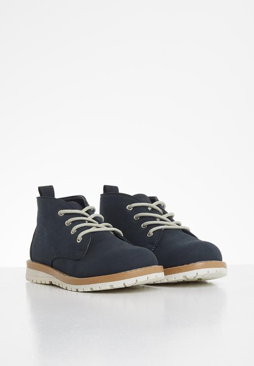 MINOTI - Boys nubuck boot - navy