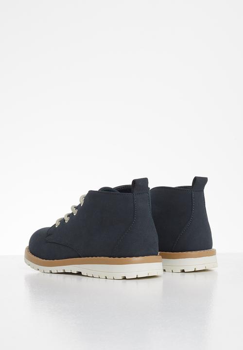 MINOTI - Boys nubuck boot - navy
