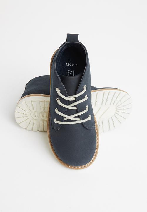 MINOTI - Boys nubuck boot - navy