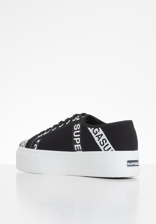 SUPERGA - 2790 letter tape - black grey ash