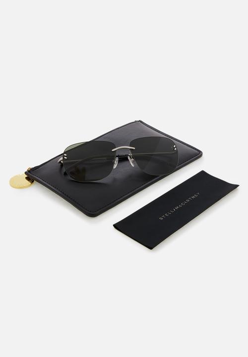 Stella McCartney - Metal frame sunglasses - green
