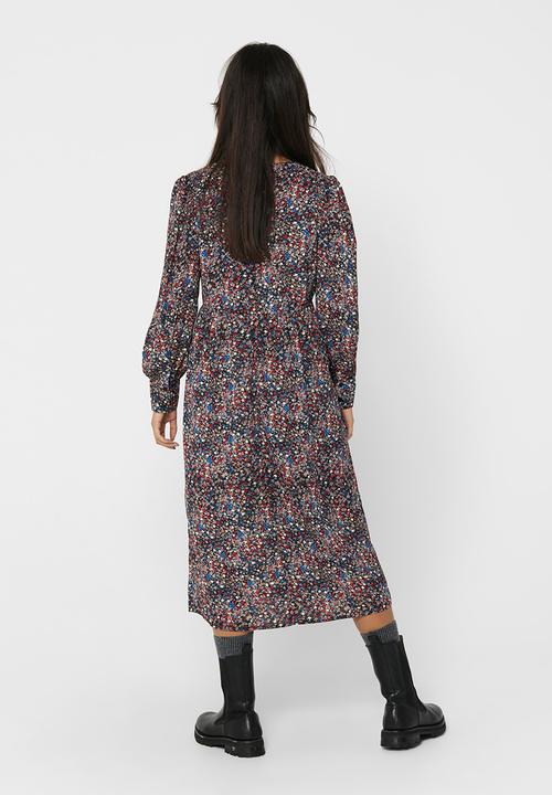 Jacqueline de Yong - Liv midi dress - multi 