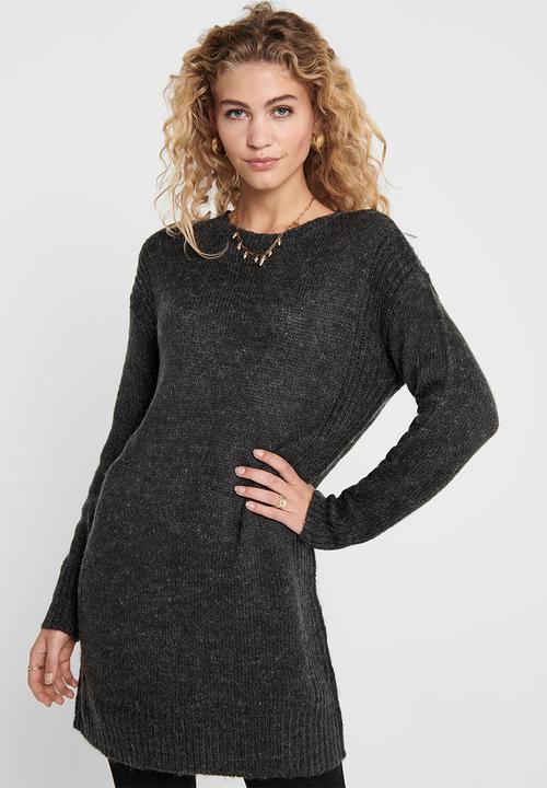 Jacqueline de Yong - Cordelius knit dress - grey