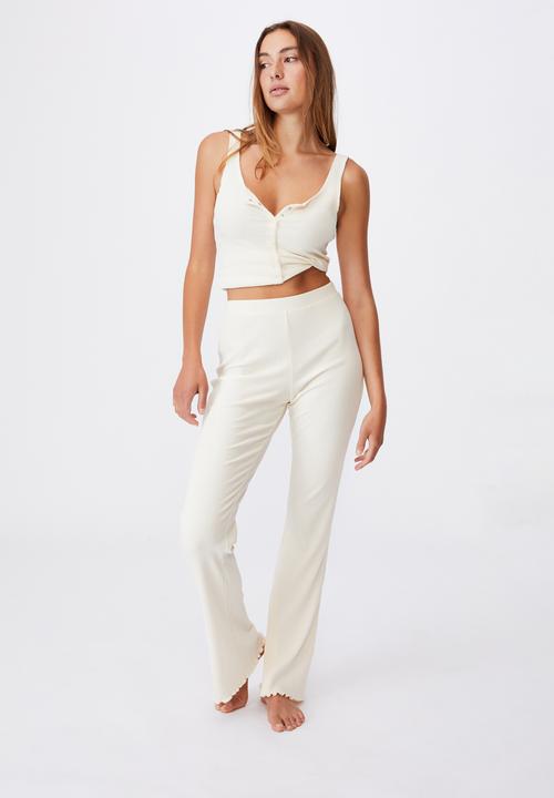 Cotton On - Button down bed top - buttermilk