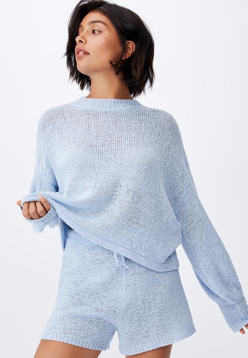 Cotton On - Summer lounge long sleeve - light blue