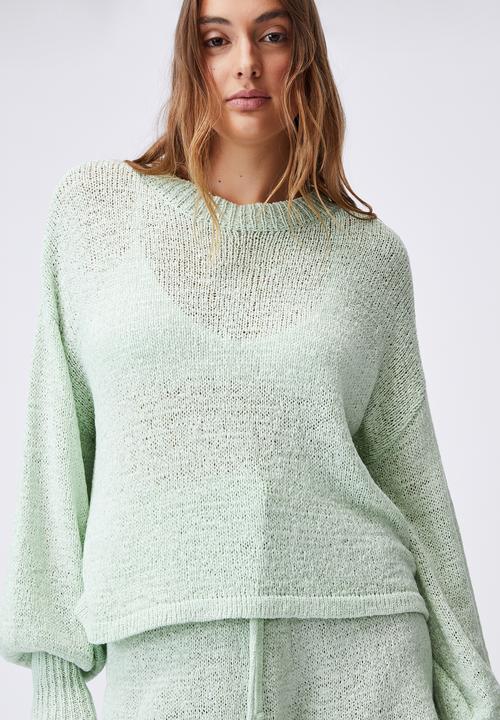Cotton On - Summer lounge long sleeve - light green