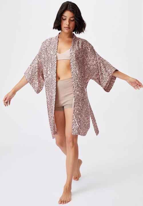 Cotton On - Satin robe - pink 