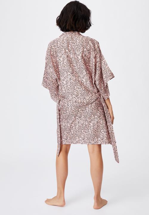 Cotton On - Satin robe - pink 