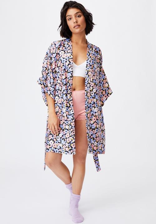Cotton On - Satin robe - multi 