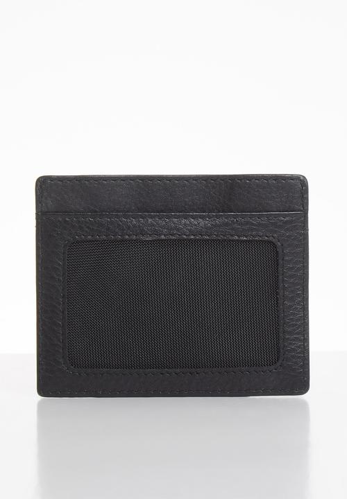POLO - Nappa drivers licence insert - black
