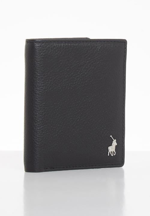 POLO - Nappa credit card wallet - black