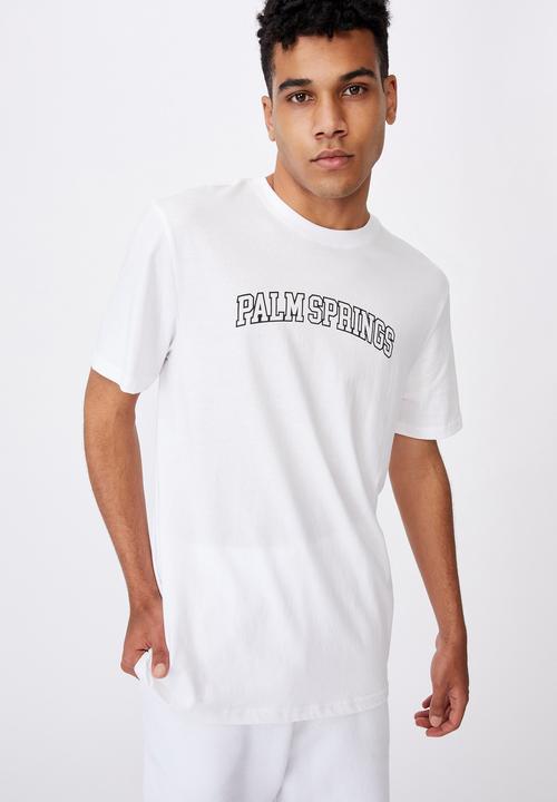 Factorie - Regular graphic T-shirt - white