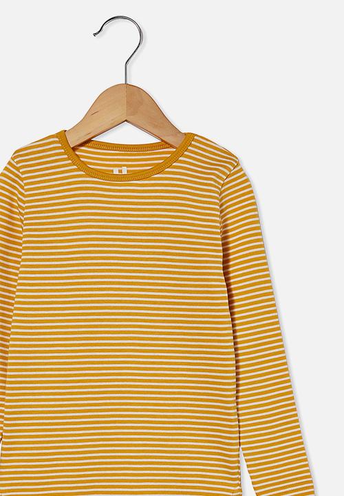 Cotton On - Jessie crew - yellow & white 