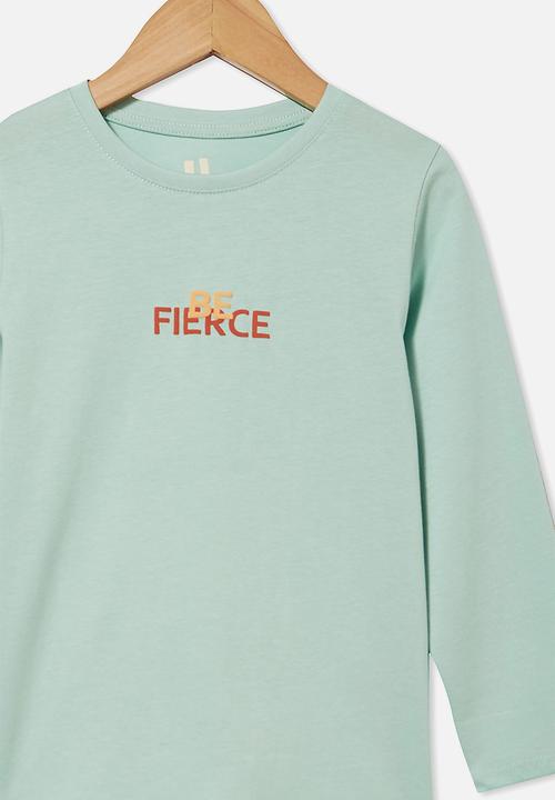 Cotton On - Penelope long sleeve tee - green 