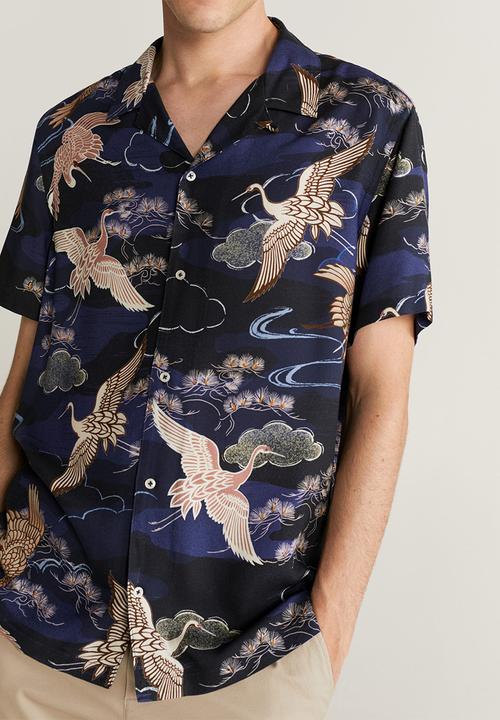 MANGO - Trek shirt - navy